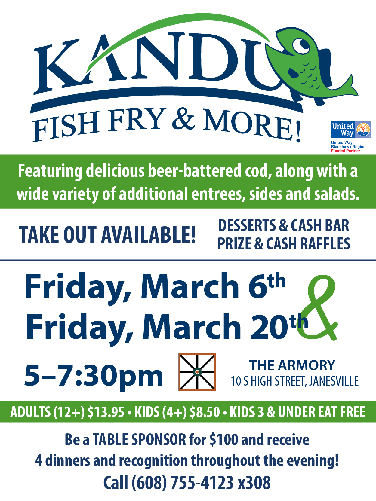 KANDU Fish Fry & More! Sponsored by KANDU Industries, Inc.